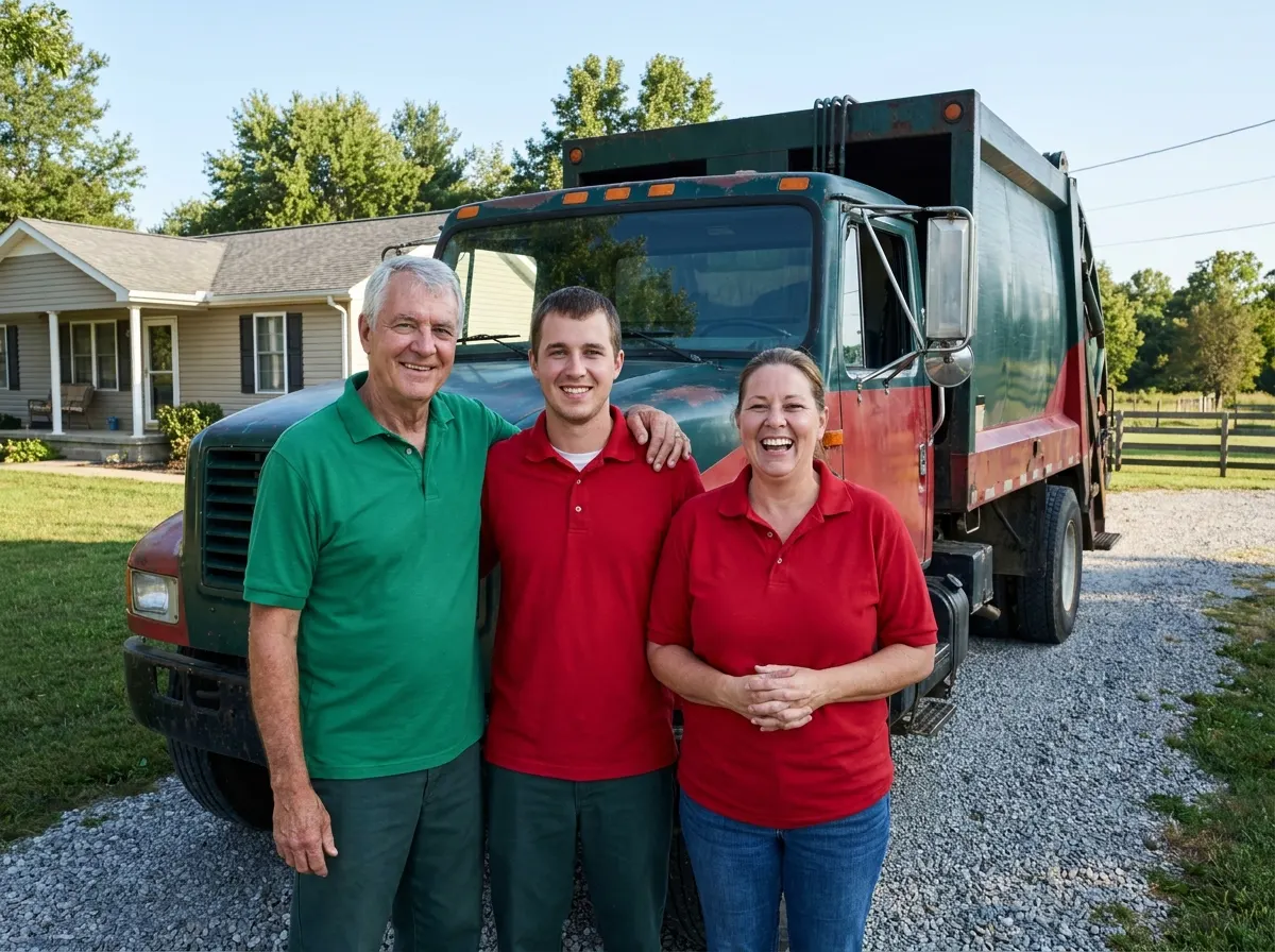 The Parkside Dumpster Rental team — garbage collection service in Bradfordsville, KY